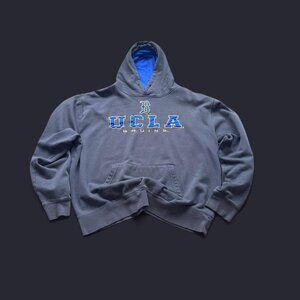 Grey UCLA hoodie with blue accents
